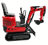 Mini-excavatrice compacte 0,6T (600 kg) pour usage agricole, jardinage et serres - Vente en gros