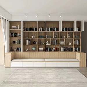 Meubles de salon polyvalents et modernes en bois massif et mélamine, meubles convertibles pour la maison, l'hôtel ou l'appartement - Product Image 3