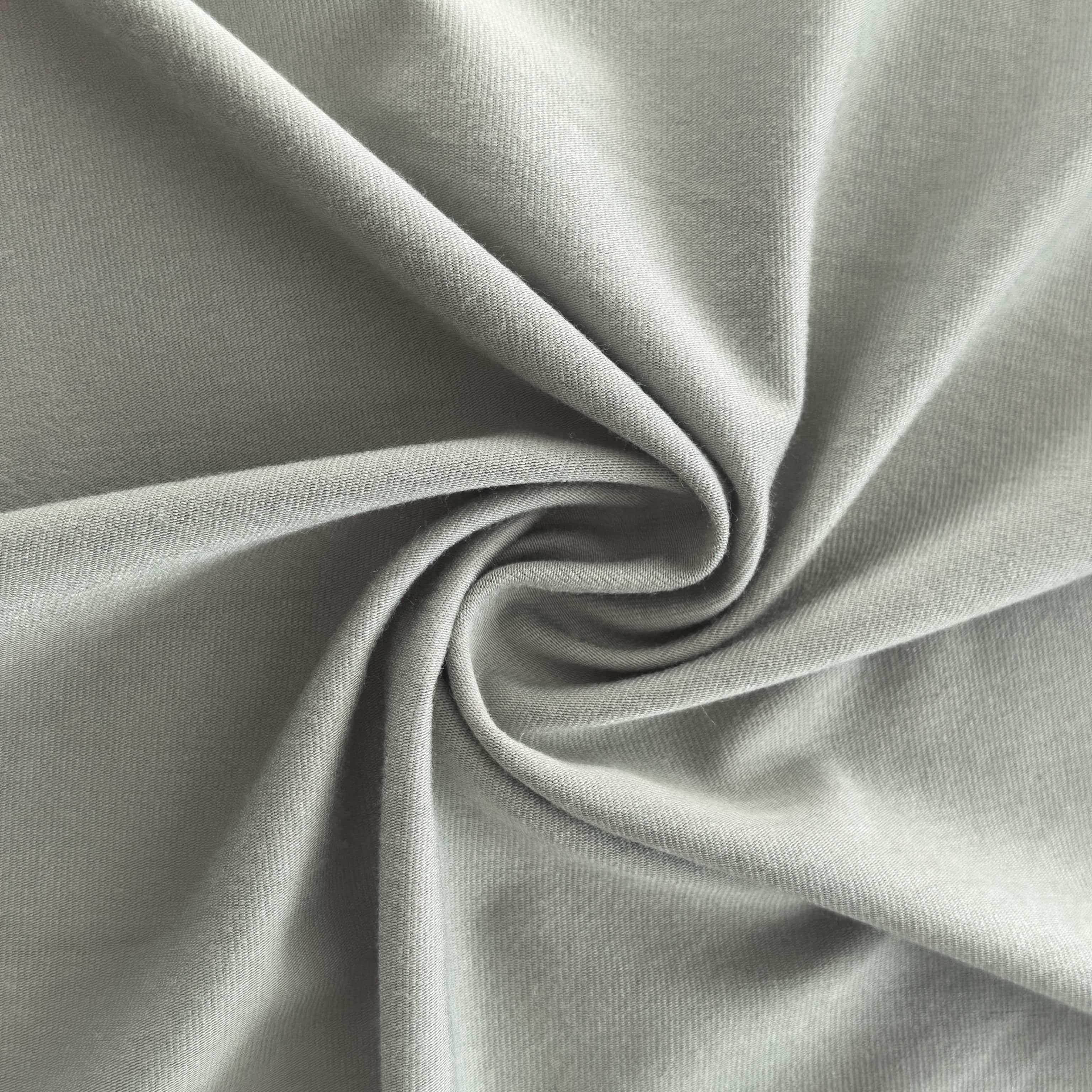 ZZF00125 40S 88% Bamboo 12% Spandex Stretch Comfortable Jersey Fabric for Clothing