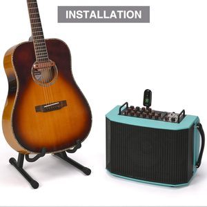 Pastilla Inalámbrica Recargable para Guitarra Acústica con Micrófono Magnético Integrado en la Boca y Control de Volumen - Accesorio para Instrumento Musical - Product Image 3