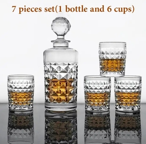 Coffret de Carafe à <span class=keywords><strong>Whisky</strong></span> Écossais Personnalisable avec Logo, Cadeaux d'Affaires en Gros, Verre Borosilicate Haute Qualité 27oz, Réutilisable pour Liqueur, Vin, Cocktail - Product Image 3