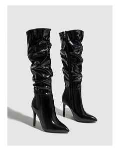 Botas de Mujer de Moda 2025, Botas de Tacón Alto con Cierre para Invierno, Botas de Tacón de Aguja de Alta Calidad para Mujer - Product Image 6
