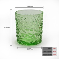 LANGXU Personnalisable 4pcs Retro Source 300ml Verre Verres Personnalisés Gravés Gobelets Verres à Vin Gravure Retro Source