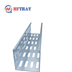 Bac à câbles perforé galvanisé robuste et personnalisable, en acier inoxydable, pour câblage industriel, capacité pour câbles - Product Image 1