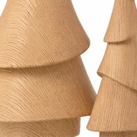 Décoration de table minimaliste Wabi-sabi en bois d'ananas sculpté à la main, style Art Déco, écologique et de haute qualité pour les fêtes