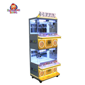 Máquina de garras <span class=keywords><strong>mini</strong></span> para 4 jugadores, operada con monedas, doble capa, juego de arcade expendedora de muñecas - Product Image 1