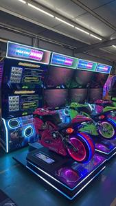Đồng tiền hoạt động đôi màn hình động cơ <span class=keywords><strong>Arcade</strong></span> mô phỏng đua động cơ xe máy giải trí động cơ trò chơi đua xe máy - Product Image 3