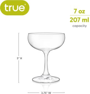 Elegante Juego de 4 Copas de <span class=keywords><strong>Martini</strong></span> de Cristal, Aptas para Congelador, para Cócteles, Bodas, Margaritas y <span class=keywords><strong>Espresso</strong></span> Martinis - Product Image 3