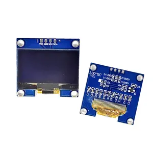 1.3 Inch 4-Pins Lcd-Scherm 128*64 Dot Matrix Sh1106 Drive I2c Interface Oled Display Module Zonder Laspinnen