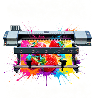Imprimante grand format à jet d'encre XP600/i3200 de haute qualité, 1,6 m, pour l'impression d'autocollants en vinyle, encres éco-solvant, pour l'impression d'affiches sur toile