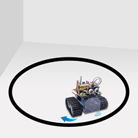 Kit de Coche Robot Tanque Educativo STEM Keyestudio V3.0, Kit de Iniciación de Robótica de Tanque Programable para Arduino