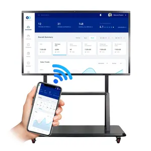 Tableau blanc numérique et présentation sans fil Écran tactile LCD Smart Board interactif