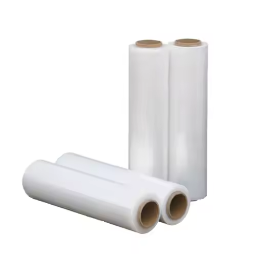 Good Quality Rolls Black Hand Pallet Shrink Wrap Plastic Stretch Film Gauge Wholesale Price