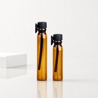 Flacon compte-gouttes en verre ambré pour huiles essentielles avec bouchon à vis noir et compte-gouttes, flacon en verre vide personnalisable avec logo pour l'aromathérapie, vente en gros