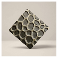 Panneaux décoratifs muraux ou de plafond en acier inoxydable gravé sur mesure Antique130 pour ascenseur