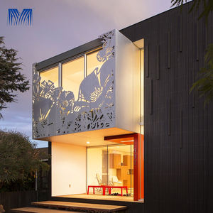 Hochwertige vorgefertigte Mullion Design Aluminium gebogene Schallschutz platte Long Style Metall äußere Vorhang fassade Verkleidung - Product Image 1