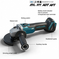 Meuleuse d'angle sans balais 18V DGA404 à batterie lithium – Polissage et découpe professionnels pour le bricolage et l'industrie, déclencheur, 8500 tr/min, 6,0 Ah