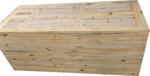 Porta interna in pino nodoso massiccio da 35 mm - Product Image 2