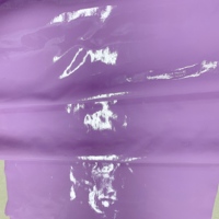 Tissu en vinyle brillant coréen, extensible à 4 voies, 2 sens pour les sacs de robe de danse en Club