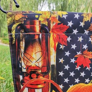 ธงสวนโพลีเอสเตอร์พิมพ์ลายสองด้านคุณภาพสูงแบบกำหนดเองสำหรับเทศกาลคริสต์มาส - Product Image 4