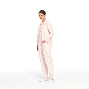 Quần Áo Bảo Hộ Lao Động Mùa Hè Màu Vàng Hồng Cotton Màu Tím Tùy Chỉnh Cho Nam Nữ - Product Image 3