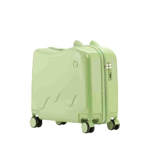 Child Friendly Ride On <b>Suitcase</b> 18 Inch Swivel Wheels Combination <b>Lock</b> For Boys Girls Travel Luggage Mint Green Pink Lemon - Product Image 2