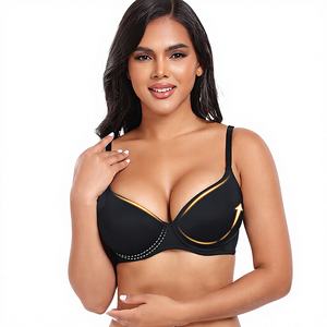 TOPMELON บราทรงสปอร์ตแบบดันทรง ไซส์ใหญ่พิเศษ โครงเหล็กเสริมทรง รุ่น V210679 จากโรงงานโดยตรง คัพ <span class=keywords><strong>BCDE</strong></span> - Product Image 1