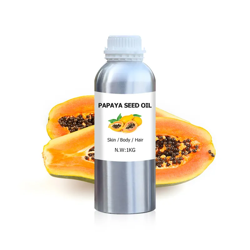 1kg Wholesale 100% Natural Carrier Oil Refined Rbd Fractionated Bulk Cold Pressed Organic Pure Papaya Seed Oil