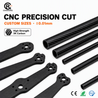 Servicio de Mecanizado CNC, Adaptador de Eje de Hélice de Fibra de Carbono, Piezas para UAV, Alta Precisión, Personalizado