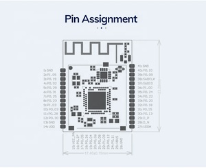 Módulo BLE nRF52833 nórdico con Chip PA, dispositivo de largo alcance, de bajo coste, <span class=keywords><strong>Bluetooth</strong></span>, IoT - Product Image 6
