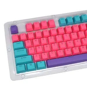 104 Keys PBT Backlit Dual-Colour Double Shot Keycaps Keyset for Mechanical Esports Gaming Keyboard Buttons Replace Key Caps