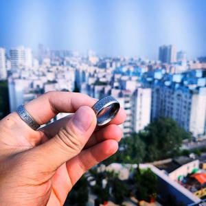 Anello in Acciaio al Titanio Lateefah 2024, Gioiello da Uomo Stile Hip Hop Vintage con <span class=keywords><strong>Scritta</strong></span> - Product Image 2