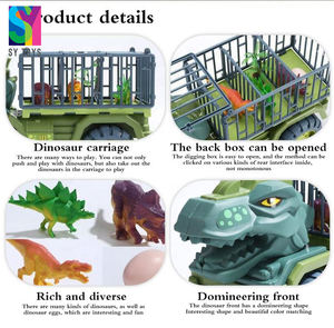<span class=keywords><strong>Camion</strong></span> transporteur de dinosaures à quatre roues SY, <span class=keywords><strong>cage</strong></span> de transport pour dinosaures, <span class=keywords><strong>camion</strong></span> transporteur de dinosaures, jouet de <span class=keywords><strong>camion</strong></span> transporteur de dinosaures - Product Image 5