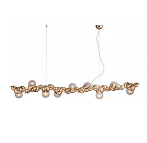 Lámpara de Techo Redonda Pequeña, Nueva, con Luz Amarilla y Color Negro para Hotel - Product Image 2