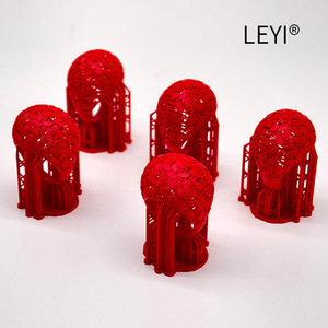 Leyi שעווה גבוהה 3d שרף יציב שעווה אדום תכשיטים הליהוק פולימר נוזל עבור dlp סדר מינימום 1 ק "ג - Product Image 3