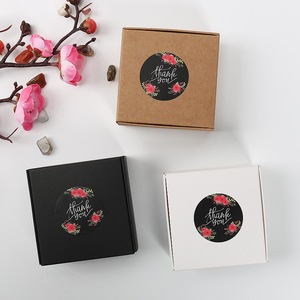 Gepersonaliseerde bulk vierkante recyclebare kraftpapieren cadeaudozen, opvouwbaar, voor kaarsen & sushi verpakkingen en opslag - Product Image 6