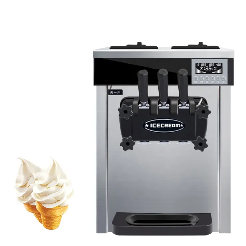 Máquina de sorvete de gelo do gelado do gelado do gelado macio da máquina de congelar do gelado comercial