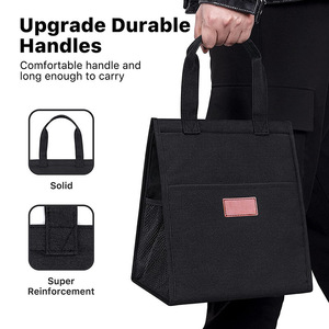 Insulated Lunch Bag 1L Portable Foldable With Handles For Outdoor Picnic Camping - Product Image 1
