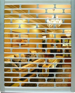 As2047 TOMA Con Lăn Nướng Bằng Nhôm Tuyệt Đẹp Cửa Chớp Trượt Nhôm Theo Chiều Ngang Cho Cửa Hàng - Product Image 3