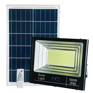 Automatic Mode Projector Solar <b>Flood</b> <b>Light</b> with Outdoor Waterproof 100watt 200watt 300watt LED Aluminum Garden - Product Image 1