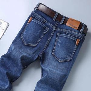 Nuovi Jeans Uomo Saldi Primavera Autunno Vestibilità Straight Stretch Pantaloni Casual <span class=keywords><strong>Moda</strong></span> Giovanile Pantaloni Lunghi - Product Image 4