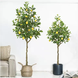 Rama de Limón Artificial de Plástico, Bonsái Ecológico, Decoración para el Hogar y Jardín de Pascua, Planta en Maceta para Oficina, Hotel, Restaurante - Product Image 2