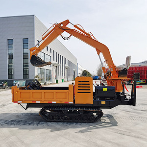 Groothandel Multifunctionele 3 Ton 4 Ton 5 Ton Rupsbandcrawler Mini Crawler Dumper Truck Met Graafmachine - Product Image 6