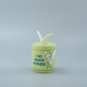 Caja de Recuerdos de Dolomita Pintada a Mano con Diseño 3D de Hada Dorada - Diseño Personalizado con <span class=keywords><strong>Alas</strong></span> de Mariposa y Frase Inspiradora - Product Image 1
