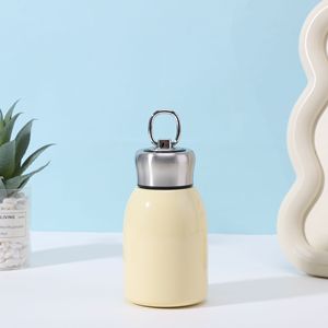 Nouvelle tasse thermos sous vide en acier inoxydable 304, design élégant, petite tasse de poche, couvercle entièrement en acier, avec anneau de levage portable - Product Image 6