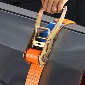 <span class=keywords><strong>Correa</strong></span> de Amarre Profesional Retráctil de 2 Pulgadas de Poliéster con Trinquete y Certificación CE para Sujeción de Neumáticos - Product Image 6