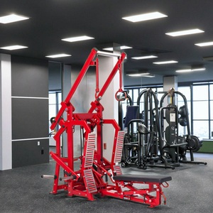 Nuova attrezzatura da palestra piastra commerciale caricata per allenamento di forza petto <span class=keywords><strong>schiena</strong></span> palestra macchina Fitness per Lat Pulldown Training Back - Product Image 6