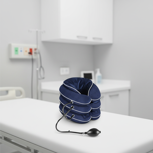 PVC 내부 소재의 3중 레이어 목 보호대, 경추 견인용 조절 가능 가정용 목 확장 베개 - Product Image 6