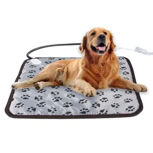 Almohadilla térmica eléctrica impermeable para perros y gatos, camas térmicas, alfombrilla térmica para mascotas, almohadilla térmica cálida para mascotas