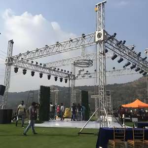 เสาค้ำสำหรับแสดงดนตรีสำหรับเวทีคอนเสิร์ตโครงยึดสำหรับดีเจโครงสร้างเวทีอะลู<span class=keywords><strong>มิ</strong></span><span class=keywords><strong>เนียม</strong></span>แบบเคลื่อนที่ได้ - Product Image 4